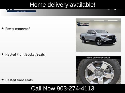 Sonic Gray Pearl 2025 Honda Ridgeline RTL