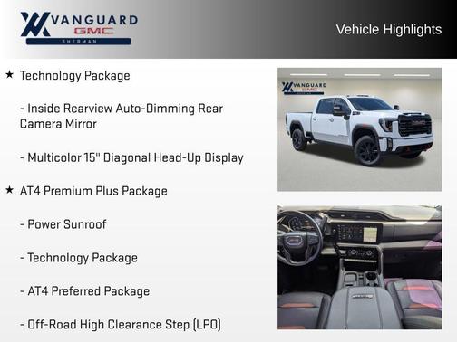 Summit White 2024 GMC Sierra 2500 AT4