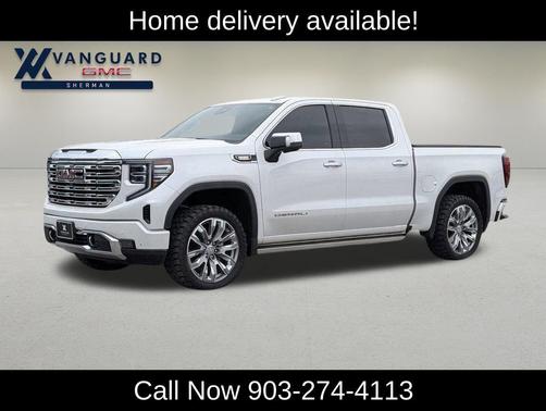 White Frost Tricoat 2023 GMC Sierra 1500 Denali