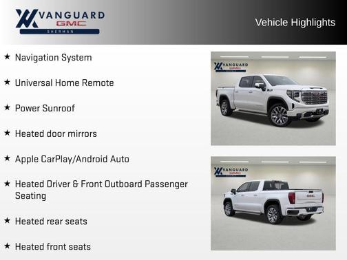 White Frost Tricoat 2023 GMC Sierra 1500 Denali