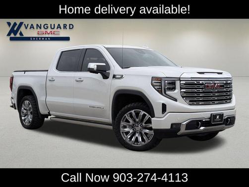 White Frost Tricoat 2023 GMC Sierra 1500 Denali