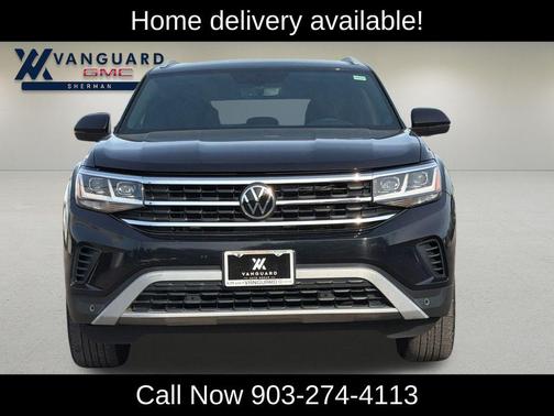 Deep Black 2021 Volkswagen Atlas Cross Sport 3.6L V6 SE w/Technology