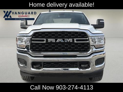 Bright White Clearcoat 2024 RAM 3500 Big Horn Crew Cab 4x4 8' Box