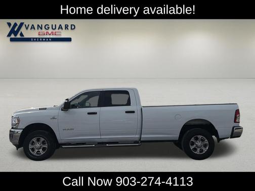 Bright White Clearcoat 2024 RAM 3500 Big Horn Crew Cab 4x4 8' Box