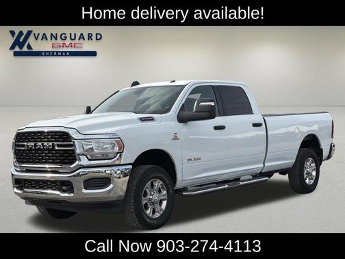 Bright White Clearcoat 2024 RAM 3500 Big Horn Crew Cab 4x4 8' Box