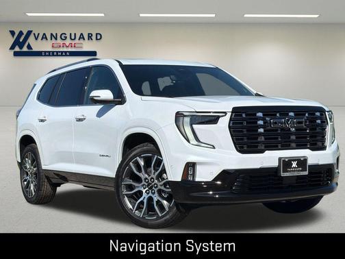 Glacier White Tricoat 2026 GMC Acadia Denali