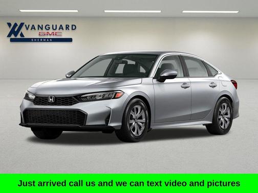 Crystal Black Pearl 2025 Honda Civic LX