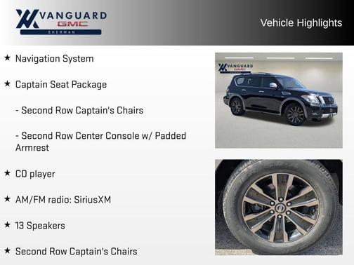 Super Black 2017 Nissan Armada Platinum