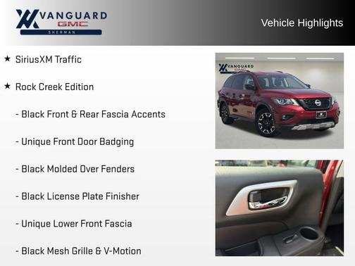 Scarlet Ember Tintcoat 2019 Nissan Pathfinder SV