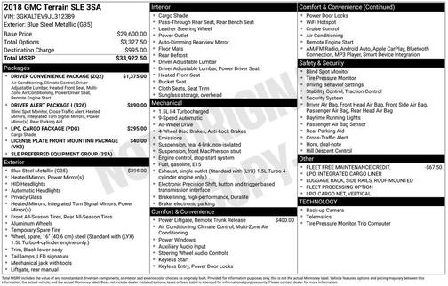 2018 GMC Terrain SLE