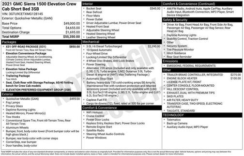 2021 GMC Sierra 1500 Elevation