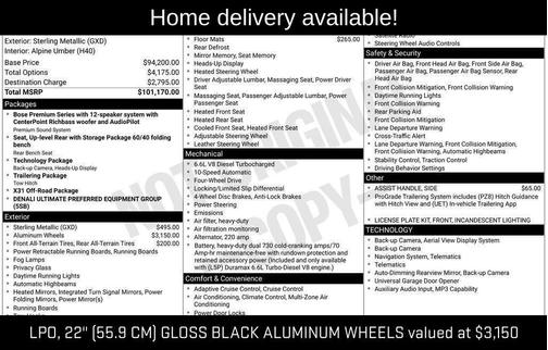 Sterling Metallic 2026 GMC Sierra 2500 Denali Ultimate