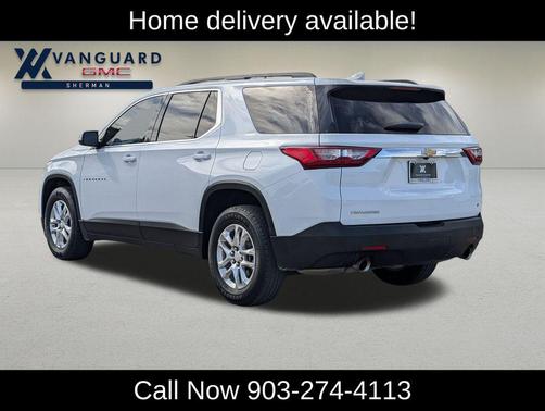 Summit White 2020 Chevrolet Traverse LT Cloth