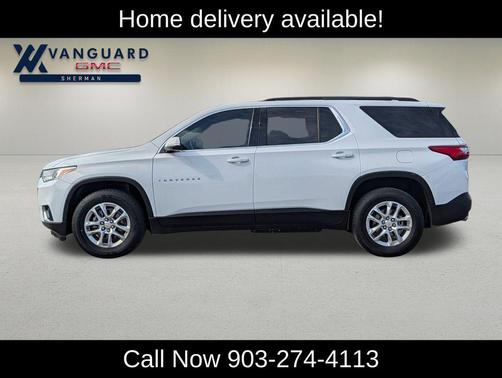 Summit White 2020 Chevrolet Traverse LT Cloth