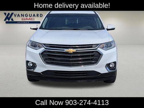 Summit White 2020 Chevrolet Traverse LT Cloth