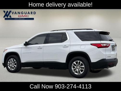 Summit White 2020 Chevrolet Traverse LT Cloth