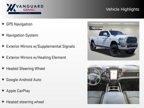 Bright White Clearcoat 2024 RAM 2500 Laramie Crew Cab 4x4 6'4' Box