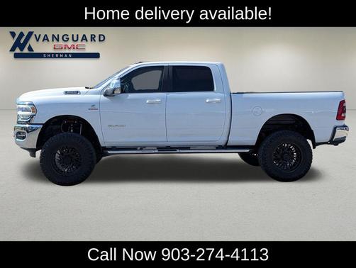 Bright White Clearcoat 2024 RAM 2500 Laramie Crew Cab 4x4 6'4' Box