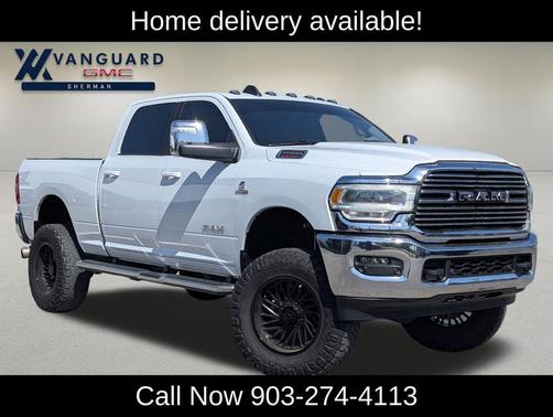 Bright White Clearcoat 2024 RAM 2500 Laramie Crew Cab 4x4 6'4' Box