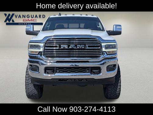Bright White Clearcoat 2024 RAM 2500 Laramie Crew Cab 4x4 6'4' Box