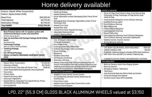 Glacier White Tricoat 2026 GMC Sierra 2500 Denali Ultimate