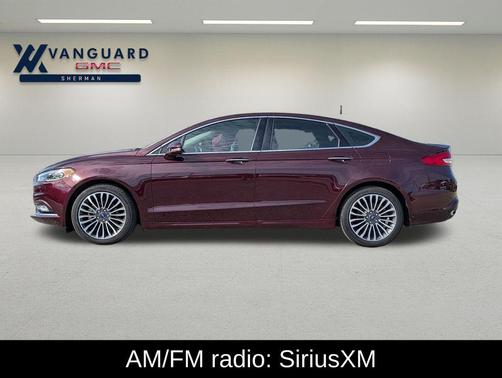 Burgundy 2018 Ford Fusion Titanium