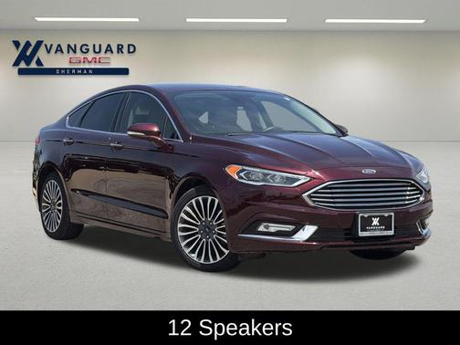 Burgundy 2018 Ford Fusion Titanium