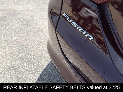 Burgundy 2018 Ford Fusion Titanium