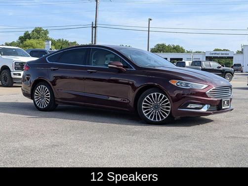 Burgundy 2018 Ford Fusion Titanium
