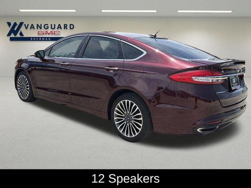 Burgundy 2018 Ford Fusion Titanium