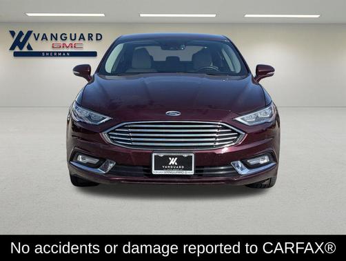 Burgundy 2018 Ford Fusion Titanium