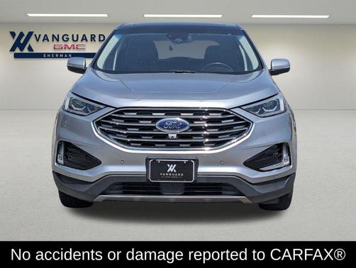 Silver Metallic 2020 Ford Edge Titanium