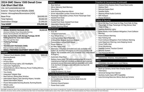 2024 GMC Sierra 1500 Denali