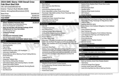 2024 GMC Sierra 1500 Denali