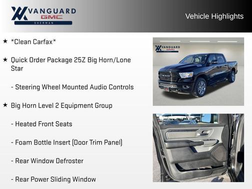 2019 RAM 1500 Big Horn