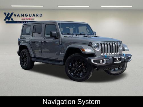 Sting-Gray Clearcoat 2023 Jeep Wrangler 4xe Sahara