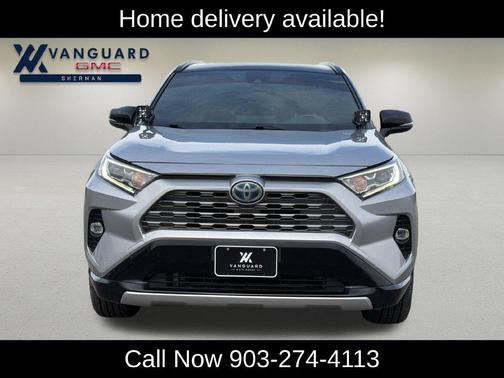 Silver Sky Metallic/Midnight Black Metallic 2021 Toyota RAV4 Hybrid SE