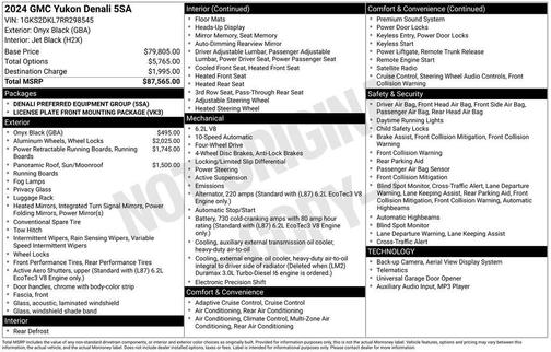 2024 GMC Yukon Denali
