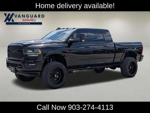 Diamond Black Crystal Pearlcoat 2021 RAM 2500 Limited Mega Cab 4x4 6'4' Box
