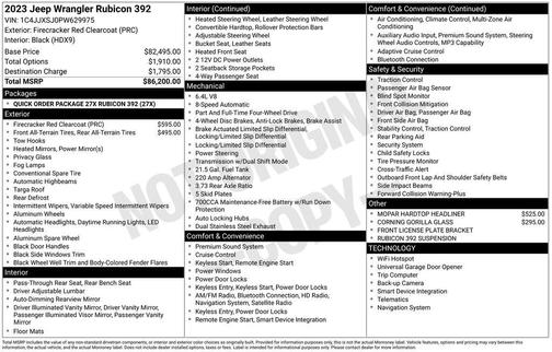 2023 Jeep Wrangler Rubicon
