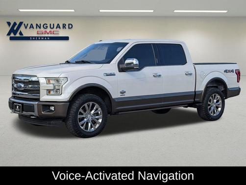 White Platinum Metallic Tri-Coat 2017 Ford F-150 King Ranch