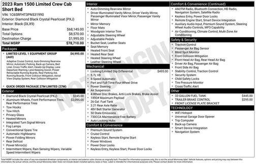 2023 RAM 1500 Limited