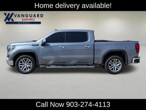 Satin Steel Metallic 2019 GMC Sierra 1500 SLT