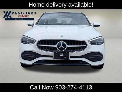 White 2023 Mercedes-Benz C-Class Sedan