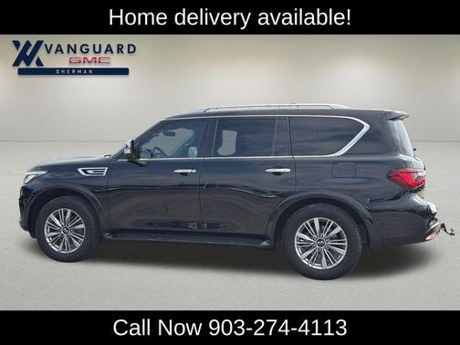Black Obsidian 2021 INFINITI QX80 Luxe