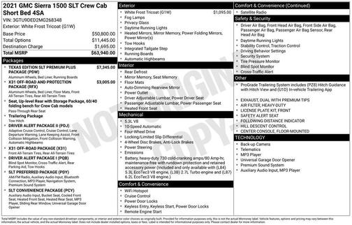 2021 GMC Sierra 1500 SLT