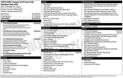 2025 GMC Canyon AT4