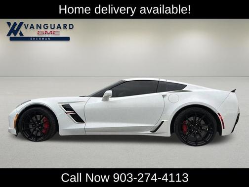 Arctic White 2019 Chevrolet Corvette Grand Sport
