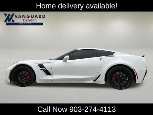 Arctic White 2019 Chevrolet Corvette Grand Sport