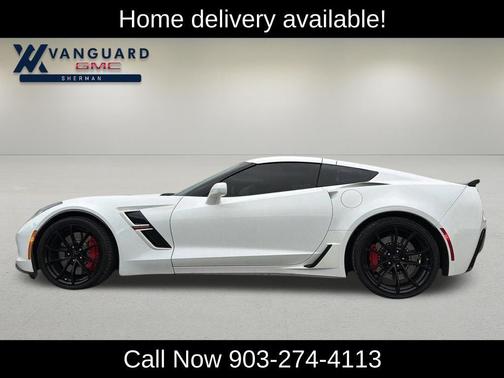 Arctic White 2019 Chevrolet Corvette Grand Sport